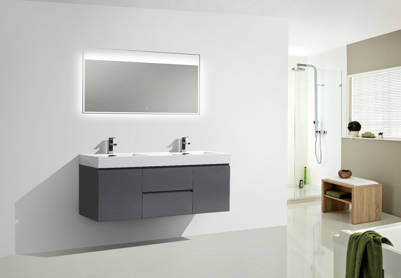 60-inch double-sink vanity
